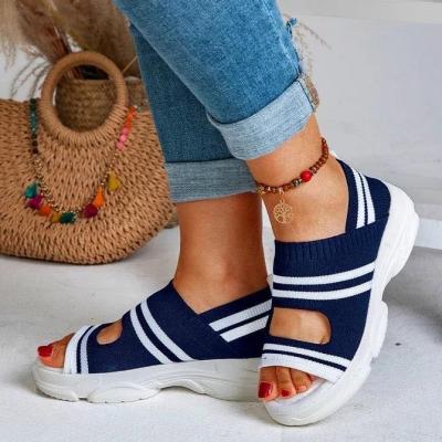 China 2021 Fashion Trend New Fashion Open Toe Sandals Sport Sandals Fails Slippers Women Sandals for sale