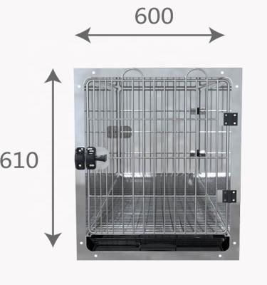 China Breathable Factory Stainless Steel Pet Cages Carriers Houses Large Metal Kennel for sale