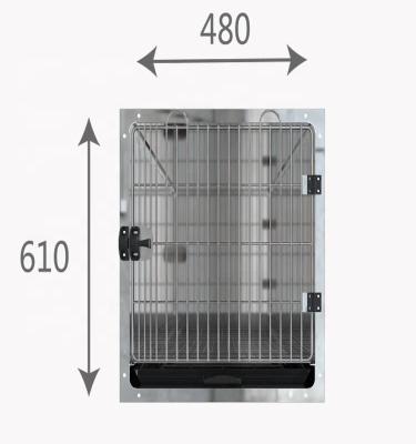 China Cheap Breathable Factory Large Iron Stainless Steel Dog Animal Pet Cage For Sale for sale