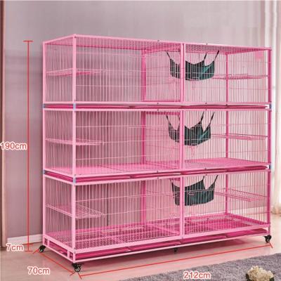 China Wholesale Luxury Viable Cat Cage Dog Rabbit Metal Wire Pet Cage for sale