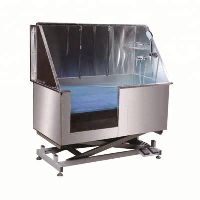 China Sustainable Pet Tub Stainless Steel Pet Bathing Tool Dog Tub for sale