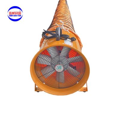 China Air Blow Exhaust Axial Fan In Red 200mm 250mm 300mm for sale