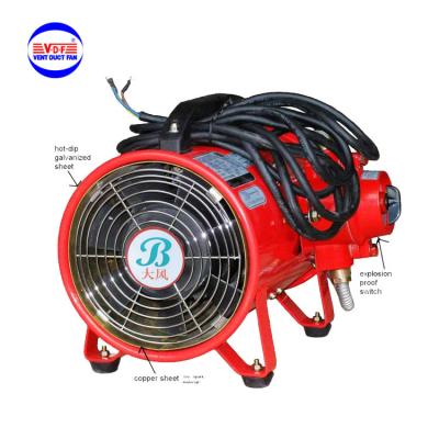 China Explosive Proof Thruster Smoke Exhaust Ventilation Fan Industrial Mobile Explosion Proof Portable Axial Fan for sale