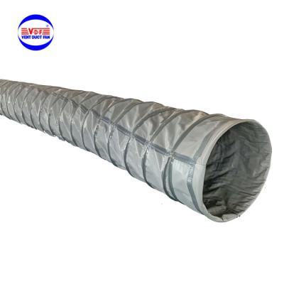 China Heat Insulated Gray PVC Reducing Air Conditioning Insulated Duct for sale