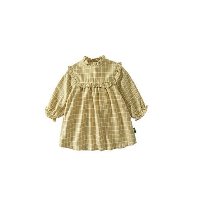 China 2021 New Child Summer Design Zipper Plaid Breathable Princess Dress Party Dresses for sale