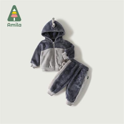 China Original Design High Quality Cute Parent-child Two-piece Suit Children Baby Winter Two-Piece Suit for sale