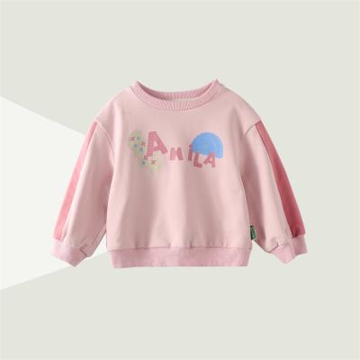 China Kids Breathable Soft And Breathable Plain T-shirt Printed Kids Pullover Sweatshirt for sale