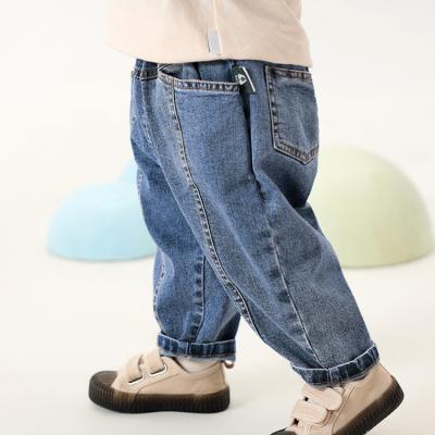 China Fashion Leisure Elasticity Comfort Children Clothing Kids Breathable Jeans For Boys 2-8 for sale