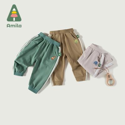 China Breathable Wholesale Sports Breathable Cotton Jogger Skin-friendly Pants For Kids for sale