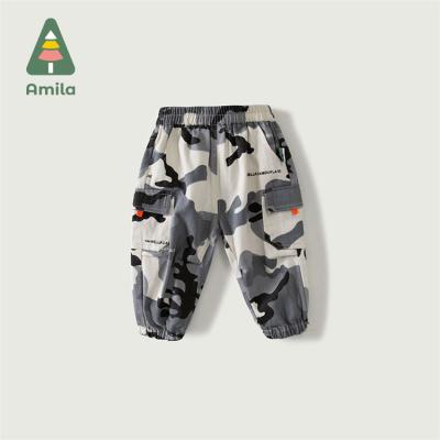 China Breathable Best Selling High Quality Breathable Kids Boys Camouflage Casual Cargo Pants for sale