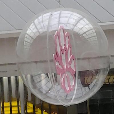 China Global Clear Hollow Sphere Acrylic Clear Plastic /PMMA/Plexiglass Christmas Decoration Window Display Decoration Festival Decoration Acrylic Balls for sale