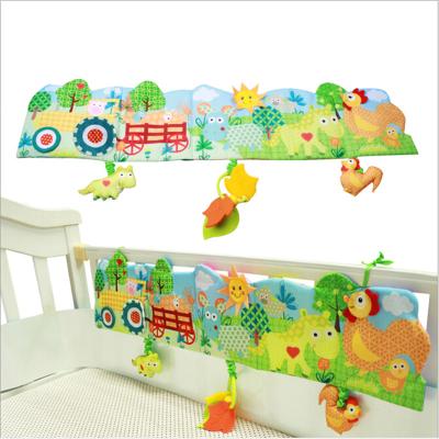 China Plush Baby Bedding Set Soft Bed Crib Bumper Baby Cloth Book for sale