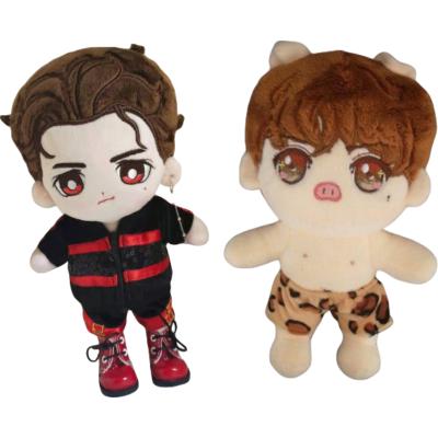 China New Fashion Lovely Plush Stand Star Doll OEM/ODM Custom Korean Idol Doll Plush Toy Custom Small Gift/Decoration Dolls for sale