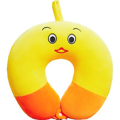 China Anti-static Cartoon Animals Car Airplane Travel Headrest Neck Rest Comfortable Soft U Shaped Pillow for sale