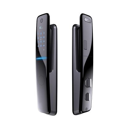 China Hot Sale Apartment WIFI Door Lock Password Fingerprint Digital Master Card BLE APP Control Smart Door Lock for sale