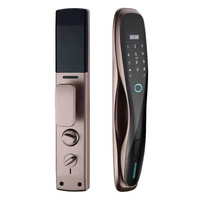 China Apartment Factory Price Tuya Wifi Door Lock Fingerprint Card Key Passcode Smart Smart Door Lock for sale