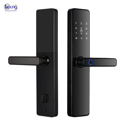 China Apartment Competitive Price S819 Door Lock Fingerprint Password IC Card Tuya Wifi Biometric Door Lock For Home for sale