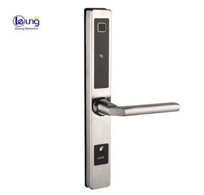 China Hot Sale BLE Password APP Digital Fingerprint Key Alloy Bridge Cut Apartment Smart Door Lock For Store for sale