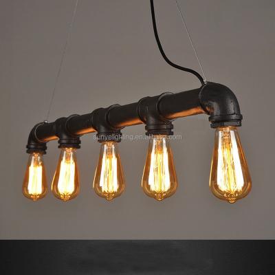 China ISLAND INDUSTRIAL MOUNT CEILING PIPE IRON PIPE pendant lamp vintage iron pipe STEAMPUNK PENDANT LIGHT VINTAGE retro for sale