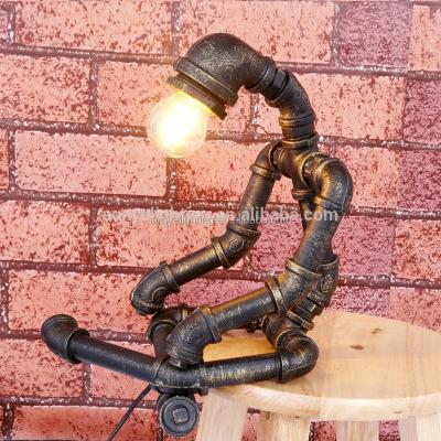 China Classic / Vintage Practical Pipe Mounted Lamp Table Light Fixture for sale