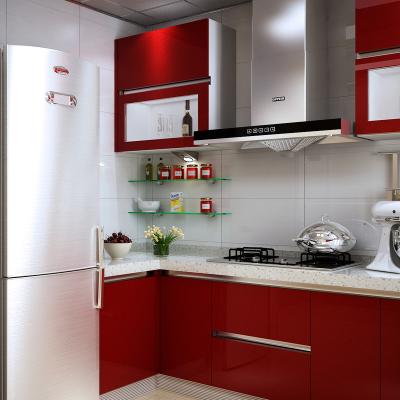 China Modern and shiny modern kitchen cabinet blushes for sale