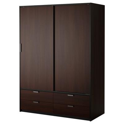 China PANEL 2 Doors 4 Drawers Panel Wardrobe Designs for sale