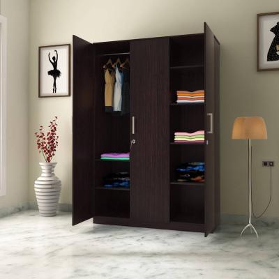 China PANEL perfect home cheap flat open wardrobe with lock and key for sale