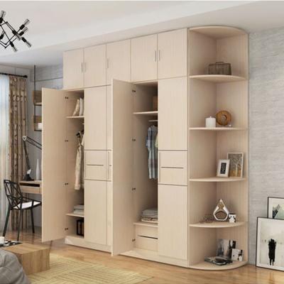 China Easy Clean Wooden Master Bedroom Closet Modular Combination for sale