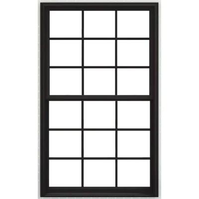 China Folding Aluminum Double Hung Screen Windows for sale