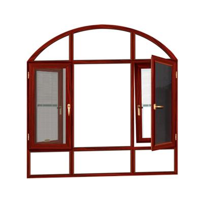 China Folding Screen Colored Look Aluminum Timber Windows for sale