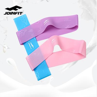 China Hip Shaping /Arm Shaping Leg /Shape Correction Pink Resistance Loop Bands Power Exercise Yoga Hip Resistance Band Set of 3 for sale