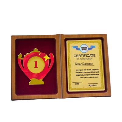 China China Hot Selling Blank Wooden Plaque Wooden Trophy With Sublimation Foil for sale