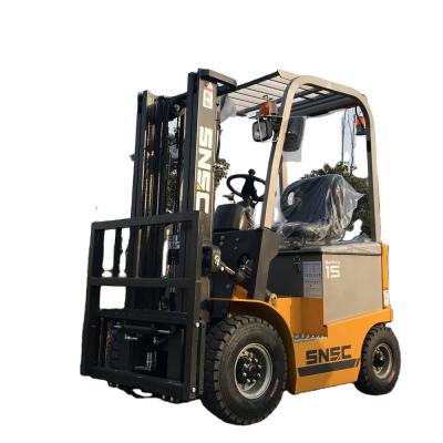 China Hotels Small Duty Forklift Electric 1500kg Forklift For Sale for sale