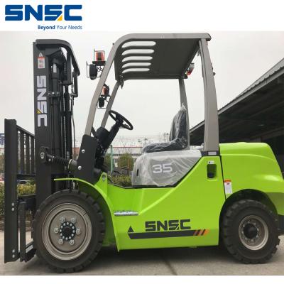 China Hotels Diesel Fork Lifter 3.5 Ton Diesel Forklift Price for sale