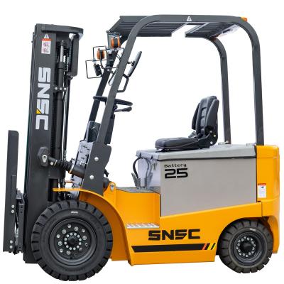 China Hotels 4.5 Container Mast 2 Ton Electric Forklift With Side Clutch for sale