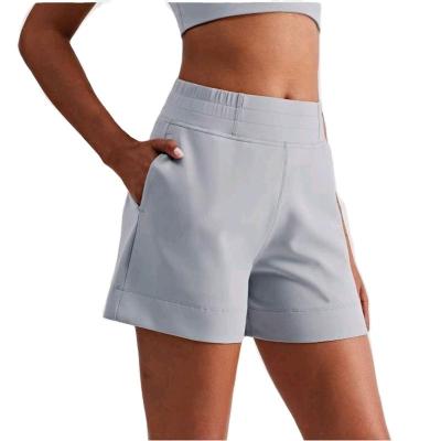 China 2022 new summer leisure breathable sports shape high waist ladies loose yoga shorts for sale