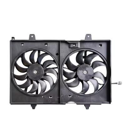 China NISSAN X-trail T31 Car Radiator Water Tank Cooling Electronic Fan 21481-EW80C-A128 for sale