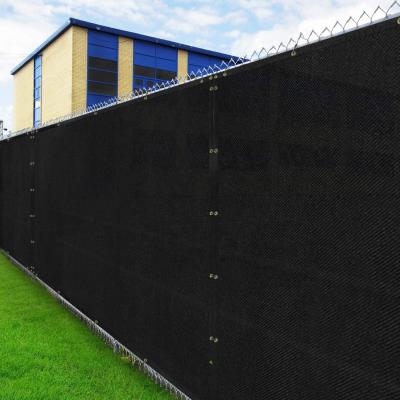 China Outdoor Garden RTS 6' x 50' Block Black HDPE Garden Privacy Screen UV Barrier for sale