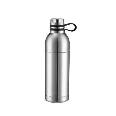 China PORTABLE high quality detachable 550ML vacuum flask insulated double wall 18/8 stainless steel sports water bottle with custom logo for sale