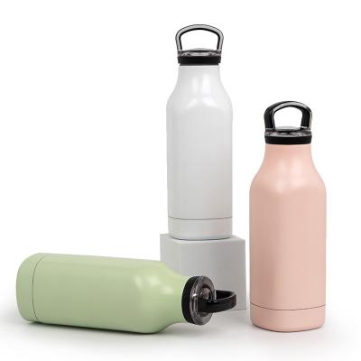 China PORTABLE Double Walled Vacuum Thermos Flask Insulation Stainless Steel Water Bottle 500ml Custom Volume For Sports Drinking for sale