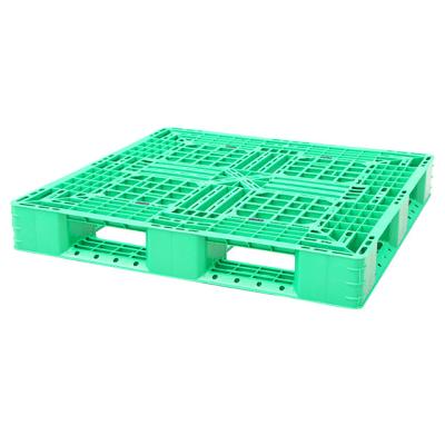 China 1200x1000x150mm Single Faced Single Faced Kunststoffpalette Lightweight Hygienic Plastic Pallet for sale