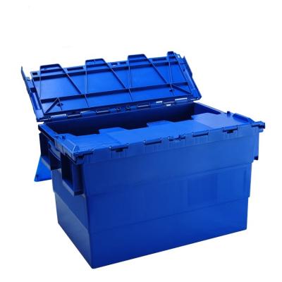 China Recycled industrial storage crates caja de plastico de plastico HDPE materials storage crates plastic containers for sale