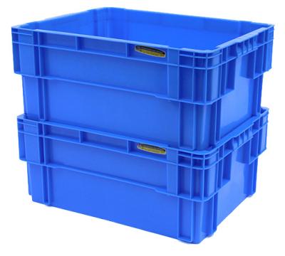 China Recycled Storage Container Plastic Crates Plastic En Materials Box Plastic Turnover Box for sale