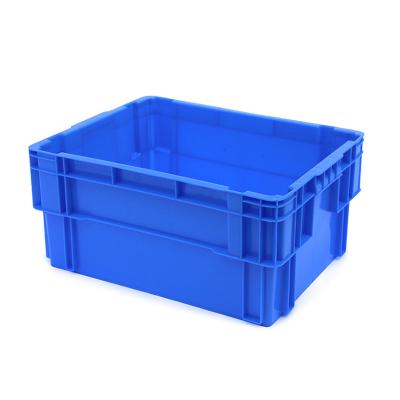 China Recycled Stackable Storage Container Plastic Crates Materials HDPE Plastic Turnover Box for sale