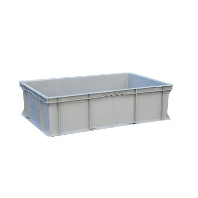 China Solid industrial plastic box 600x400x170mm caja de plastico stackable and crate EU plastic stackable boxes for sale