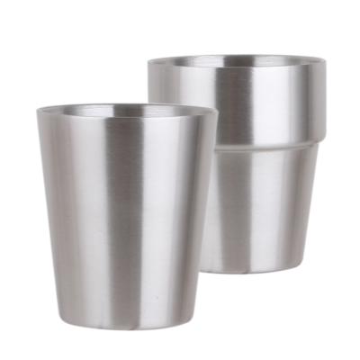 China 304 Stainless Steel Drinkware 300ml Durable Camping Titanium Coffee Water Beer Wine Mug Mug for sale