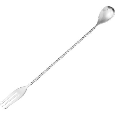 China Colorful CLASSIC 18-8 Stainless Steel Cocktail Bar Mixing Spoon With Long Handle Stirring Spoon for sale