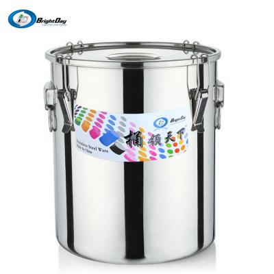 China Eco - Friendly Stainless Steel Barrel Sealed Stock Pot Beer Barrel With Lock for sale