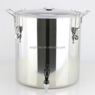 China Sustainable Stock Pot With Faucet Good Quality With High Sealing Stainless Steel Stock Pot for sale