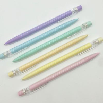 China Maxwri Plastic Hot Selling Pencil Pastel Color Plastic Mechanical Propulsion Pencil Customized Logo For School And Office for sale